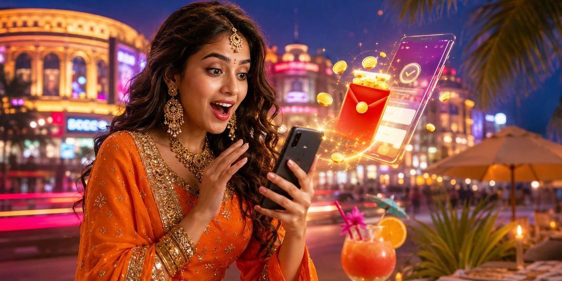 Indian UPI payment transaction on mobile device